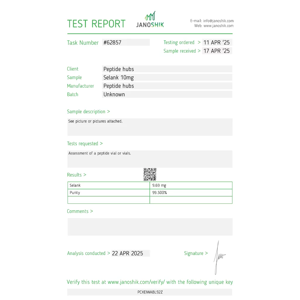 Buy Selank 10 mg Online