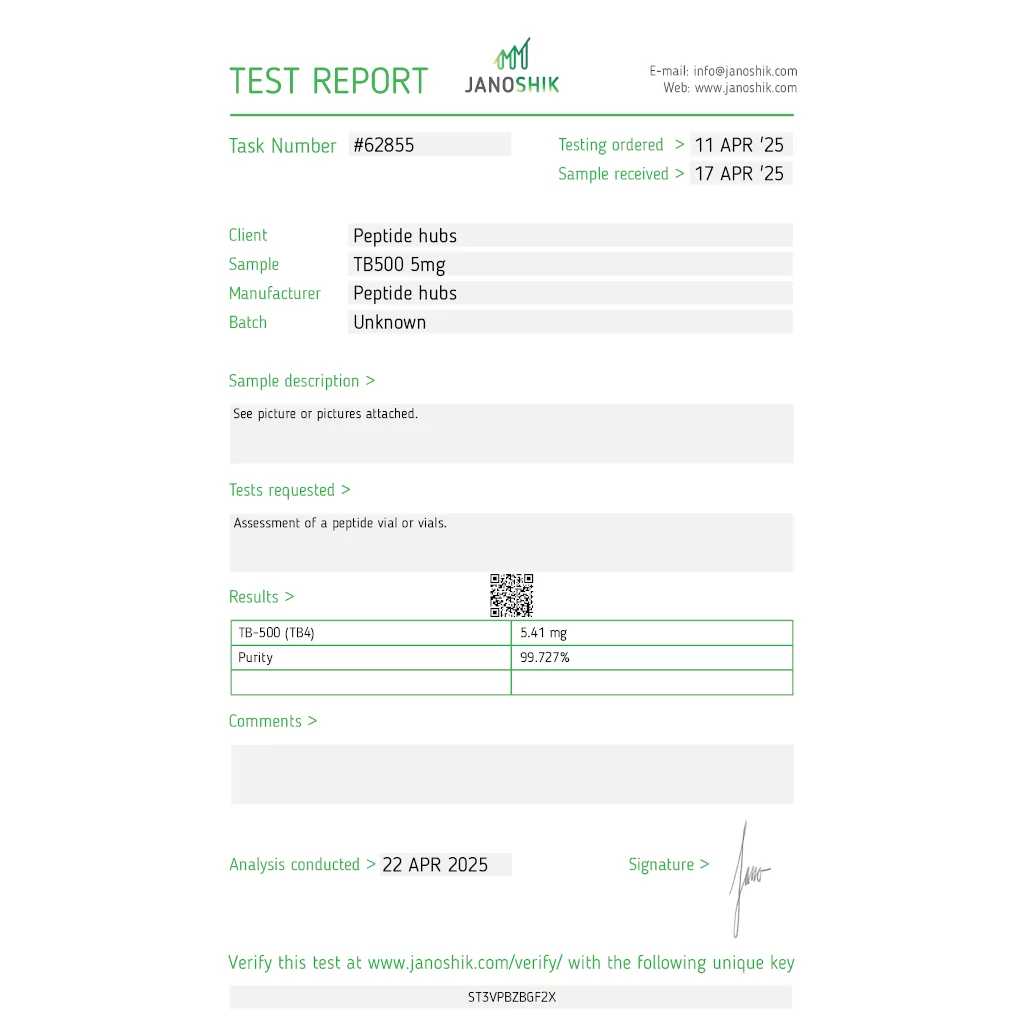 Buy TB 500 5 mg Online