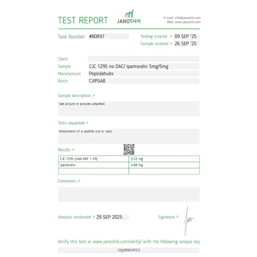 Buy CJC-1295 5 mg/Ipamorelin 5 mg Online