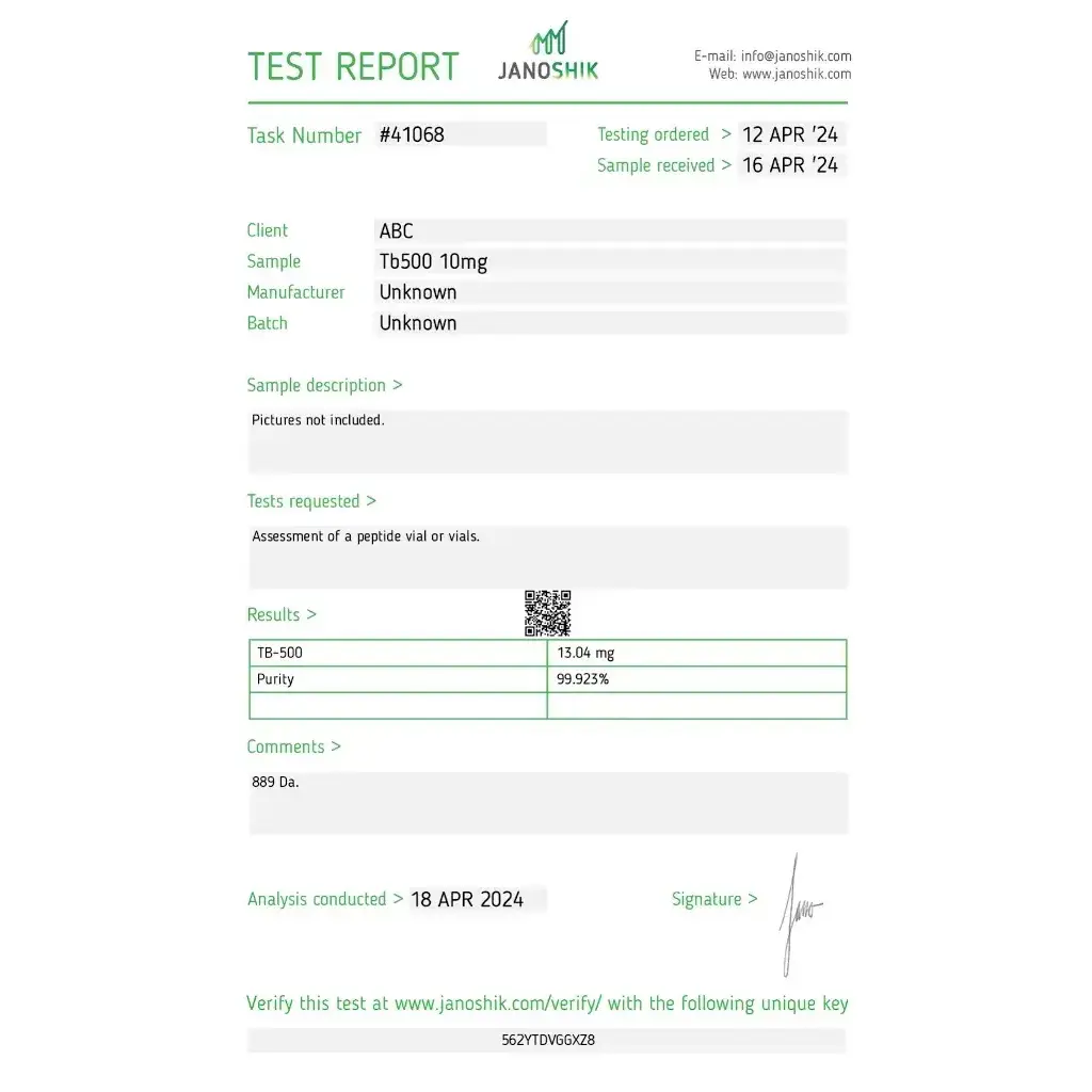 Buy TB 500 10 mg Online