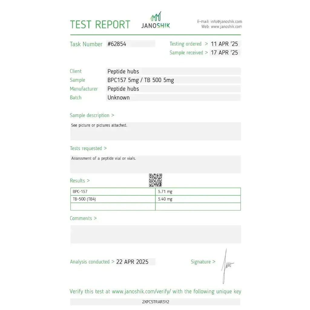 Buy TB 500 5 mg/BPC 157 5 mg Online